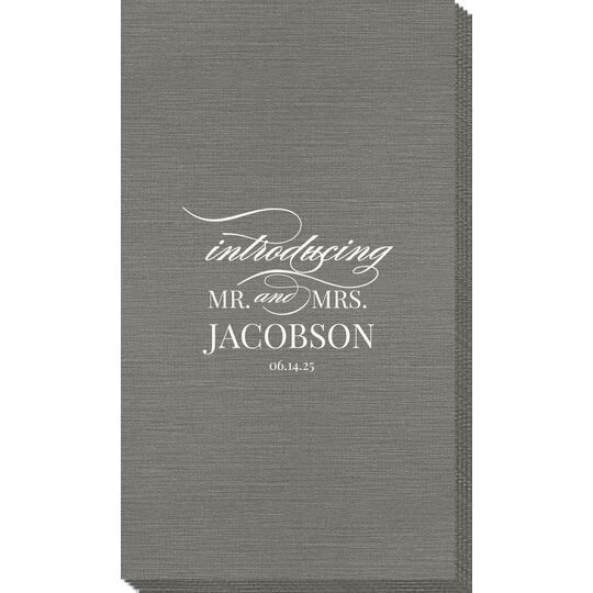 Introducing Mr. and Mrs. Bamboo Luxe Guest Towels